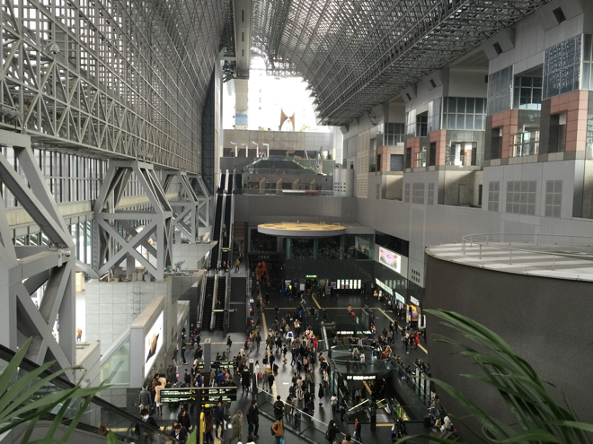 京都マラソン2015の下見を兼ねた京都旅行 京都駅